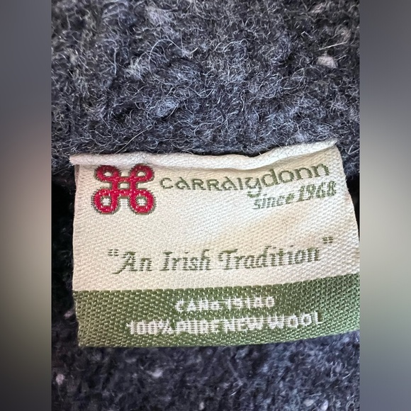 Carraig Donn 4 Button Irish New Wool Knit Sweater Ireland Mens Large Heavyweight - Picture 4 of 6